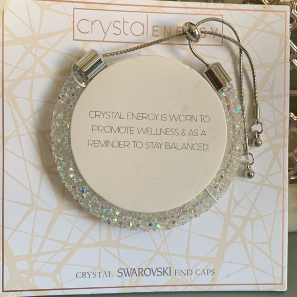 ❌SOLD❌ NWT! Crystal Energy Swaroski Bangle - Picture 2 of 3